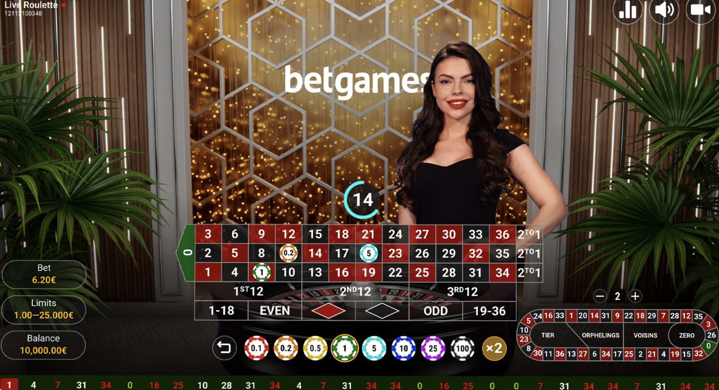 BetGames 룰렛